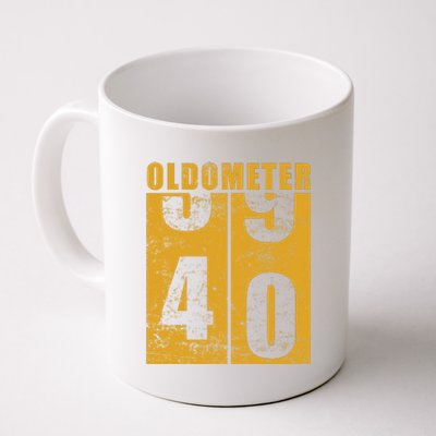 Retro Vintage Oldometer 40 Years Old Coffee Mug