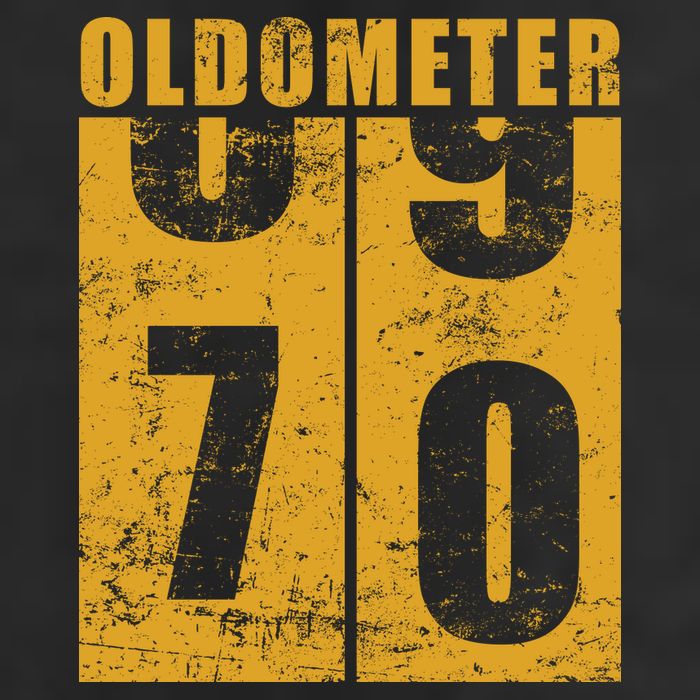 Retro Vintage Oldometer 70 Years Old Tumbler