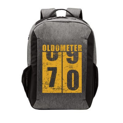 Retro Vintage Oldometer 70 Years Old Vector Backpack