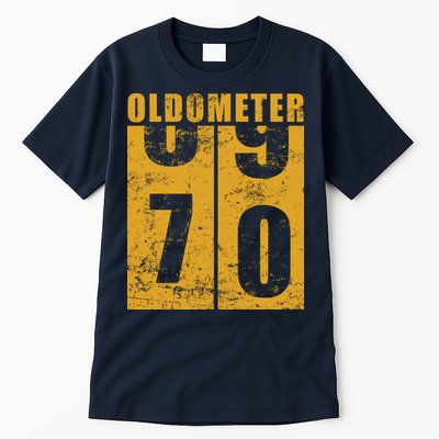 Retro Vintage Oldometer 70 Years Old Tall T-Shirt