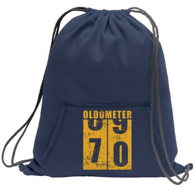 Retro Vintage Oldometer 70 Years Old Sweatshirt Cinch Pack Bag