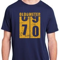 Retro Vintage Oldometer 70 Years Old Adult ChromaSoft Performance T-Shirt