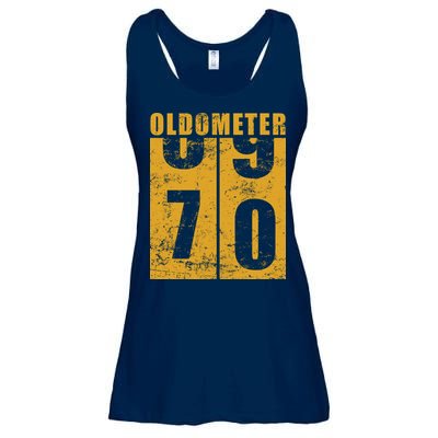 Retro Vintage Oldometer 70 Years Old Ladies Essential Flowy Tank