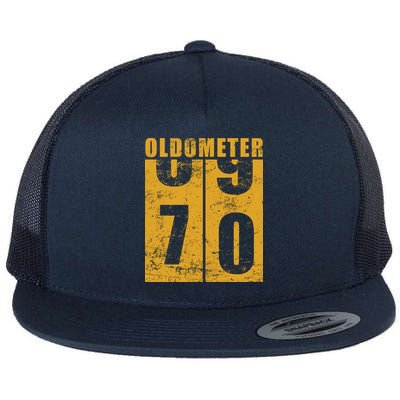 Retro Vintage Oldometer 70 Years Old Flatbill Hat