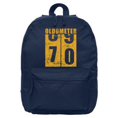 Retro Vintage Oldometer 70 Years Old 16 in Basic Backpack