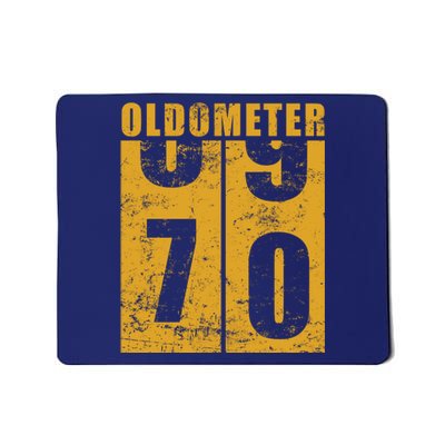 Retro Vintage Oldometer 70 Years Old Mousepad