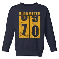 Retro Vintage Oldometer 70 Years Old Toddler Sweatshirt