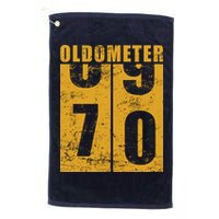 Retro Vintage Oldometer 70 Years Old Golf Towel