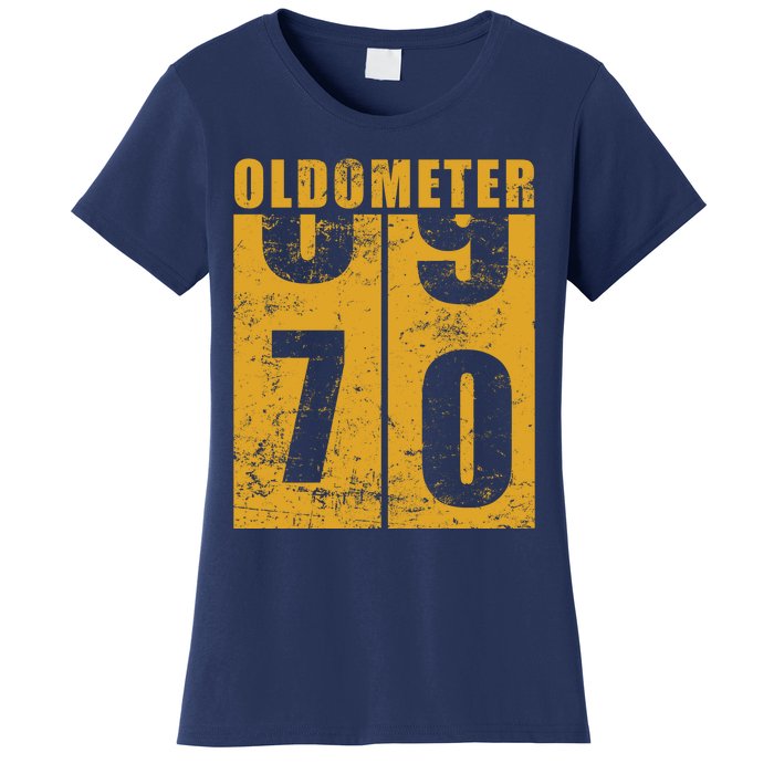 Retro Vintage Oldometer 70 Years Old Women's T-Shirt