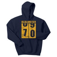 Retro Vintage Oldometer 70 Years Old Kids Hoodie