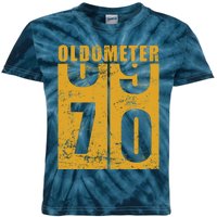 Retro Vintage Oldometer 70 Years Old Kids Tie-Dye T-Shirt