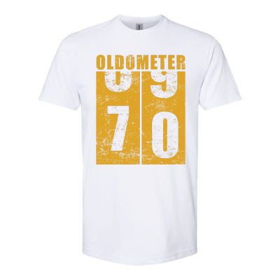 Retro Vintage Oldometer 70 Years Old Softstyle® CVC T-Shirt