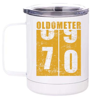 Retro Vintage Oldometer 70 Years Old 12 oz Stainless Steel Tumbler Cup