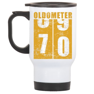 Retro Vintage Oldometer 70 Years Old Stainless Steel Travel Mug