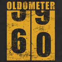 Retro Vintage Oldometer 60 Years Old Hat