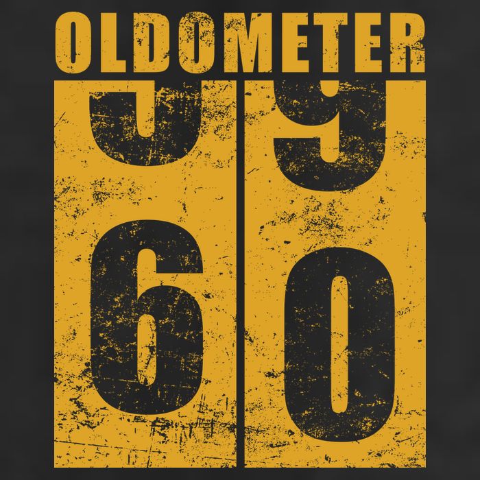 Retro Vintage Oldometer 60 Years Old Hat