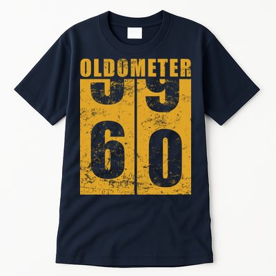 Retro Vintage Oldometer 60 Years Old Tall T-Shirt