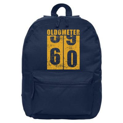 Retro Vintage Oldometer 60 Years Old 16 in Basic Backpack