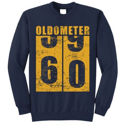 Retro Vintage Oldometer 60 Years Old Tall Sweatshirt