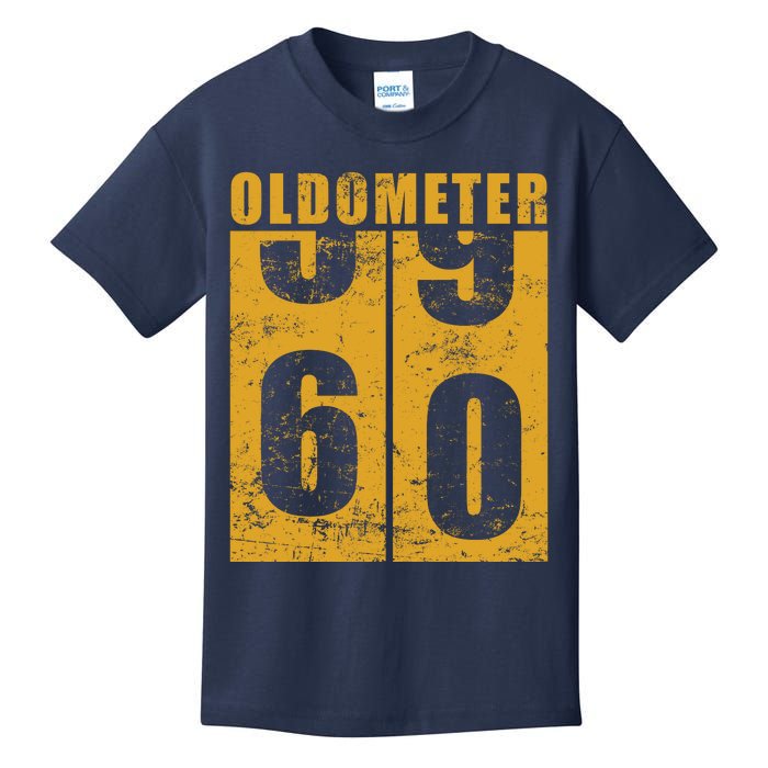 Retro Vintage Oldometer 60 Years Old Kids T-Shirt