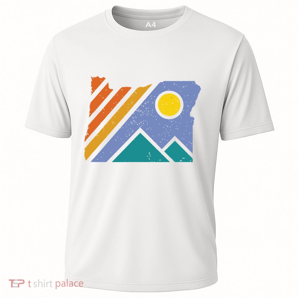 Retro Vintage Oregon Throwback Mountains And Gift Performance Shirt