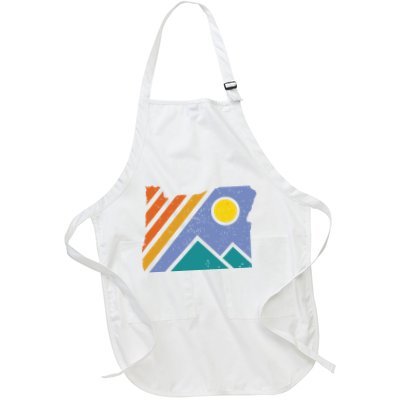 Retro Vintage Oregon Throwback Mountains And Gift Apron