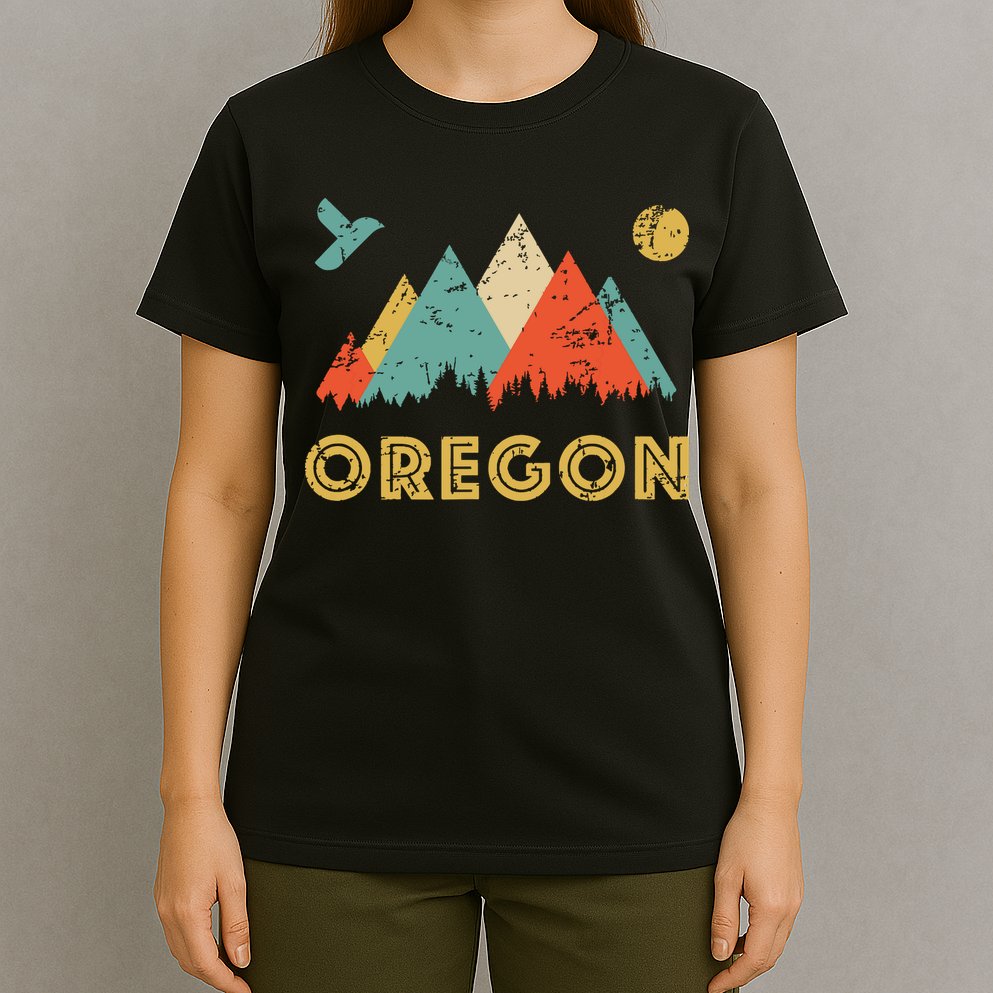 Retro Vintage Oregon Throwback And Gift T-Shirt