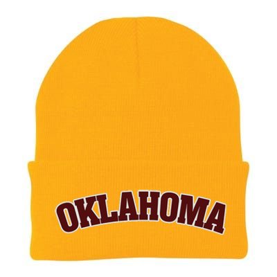 Retro Vintage Oklahoma Souvenir Gift Of Oklahoma Knit Cap Winter Beanie