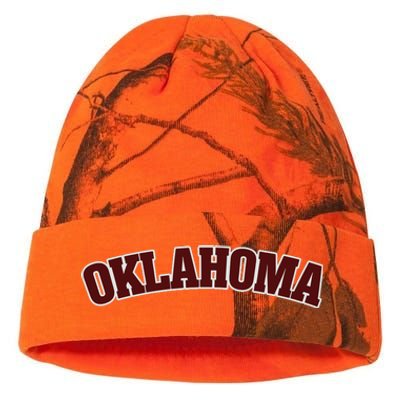 Retro Vintage Oklahoma Souvenir Gift Of Oklahoma Kati Licensed 12" Camo Beanie