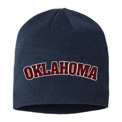 Retro Vintage Oklahoma Souvenir Gift Of Oklahoma Sustainable Beanie