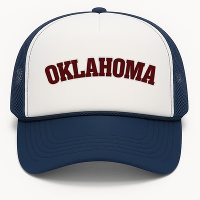 Retro Vintage Oklahoma Souvenir Gift Of Oklahoma Trucker Hat