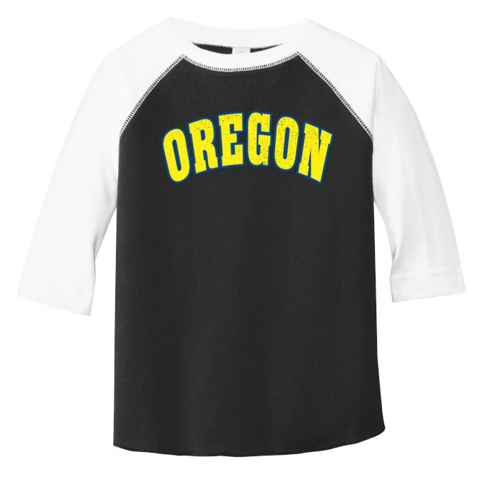 Retro Vintage Oregon State Souvenir Gift Of Oregon Gift Toddler Fine Jersey T-Shirt