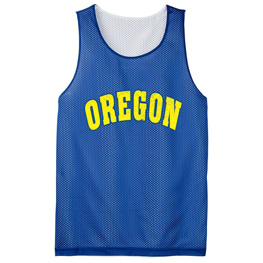Retro Vintage Oregon State Souvenir Gift Of Oregon Gift Mesh Reversible Basketball Jersey Tank