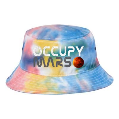 Retro Vintage Occupy Mars Space Explorer Tie Dye Newport Bucket Hat