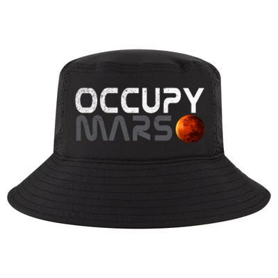 Retro Vintage Occupy Mars Space Explorer Cool Comfort Performance Bucket Hat