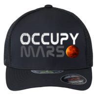 Retro Vintage Occupy Mars Space Explorer Flexfit Unipanel Trucker Cap