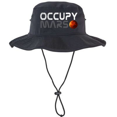 Retro Vintage Occupy Mars Space Explorer Legacy Cool Fit Booney Bucket Hat