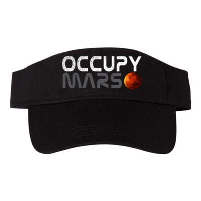 Retro Vintage Occupy Mars Space Explorer Valucap Bio-Washed Visor