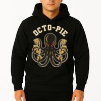 Retro Vintage Octo Pie Octopus Pizza Slices Hoodie