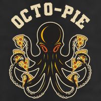 Retro Vintage Octo Pie Octopus Pizza Slices Beanie