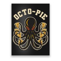 Retro Vintage Octo Pie Octopus Pizza Slices Poster