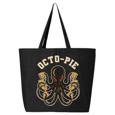 Retro Vintage Octo Pie Octopus Pizza Slices 25L Jumbo Tote