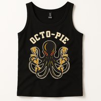 Retro Vintage Octo Pie Octopus Pizza Slices Tank Top
