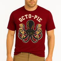 Retro Vintage Octo Pie Octopus Pizza Slices Performance Shirt