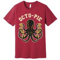 Retro Vintage Octo Pie Octopus Pizza Slices Premium T-Shirt