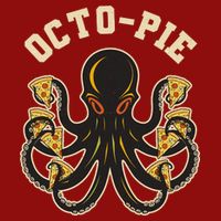 Retro Vintage Octo Pie Octopus Pizza Slices Premium T-Shirt