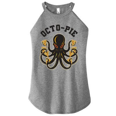 Retro Vintage Octo Pie Octopus Pizza Slices Women's Perfect Tri Rocker Tank