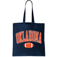 Retro Vintage Oklahoma Football Distressed Gifts Tote Bag