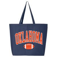 Retro Vintage Oklahoma Football Distressed Gifts 25L Jumbo Tote