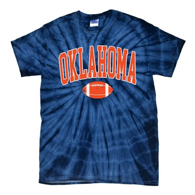 Retro Vintage Oklahoma Football Distressed Gifts Tie-Dye T-Shirt